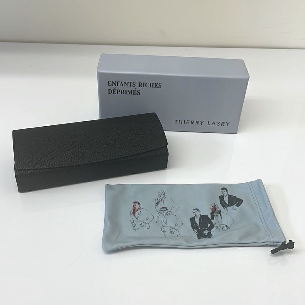 Thierry Lasry Sunglasses Case, with cloth bag- brand new